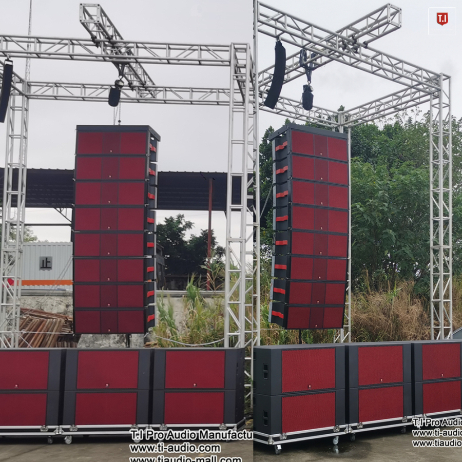 {#Line array speakers#}