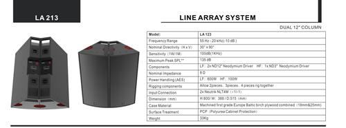 Three reason to choose T.I LA line array series line array, sound, live, audio, pro audio