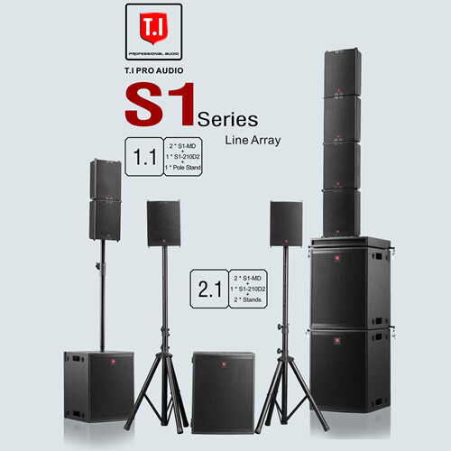 S1 Series Ultra-Compact Line Array line array, home use, speaker, live show, home party