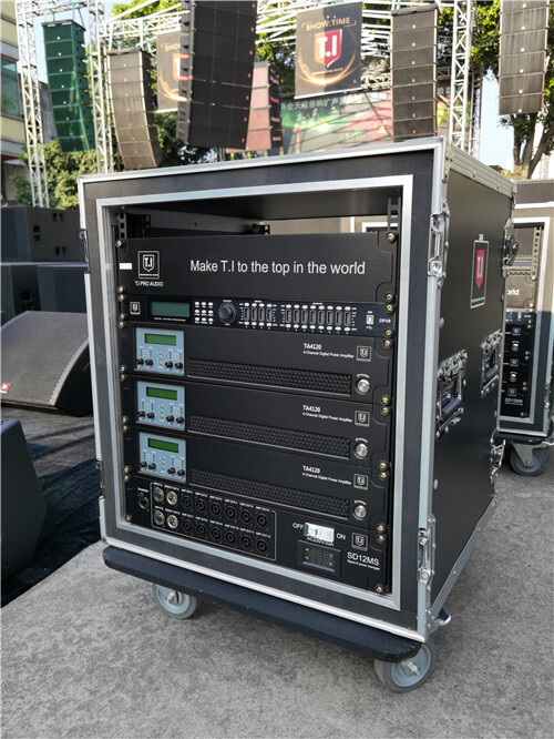 Set up and test for MAX212 dual 12-inch three-way line array speaker Line array, stadium events, outdoor events, pro audio, pro sound, dual 12 inch, audio, speaker