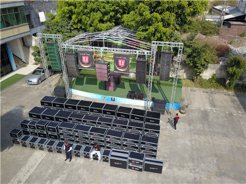 Set up and test for MAX212 dual 12-inch three-way line array speaker Line array, stadium events, outdoor events, pro audio, pro sound, dual 12 inch, audio, speaker