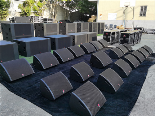 Set up and test for MAX212 dual 12-inch three-way line array speaker Line array, stadium events, outdoor events, pro audio, pro sound, dual 12 inch, audio, speaker