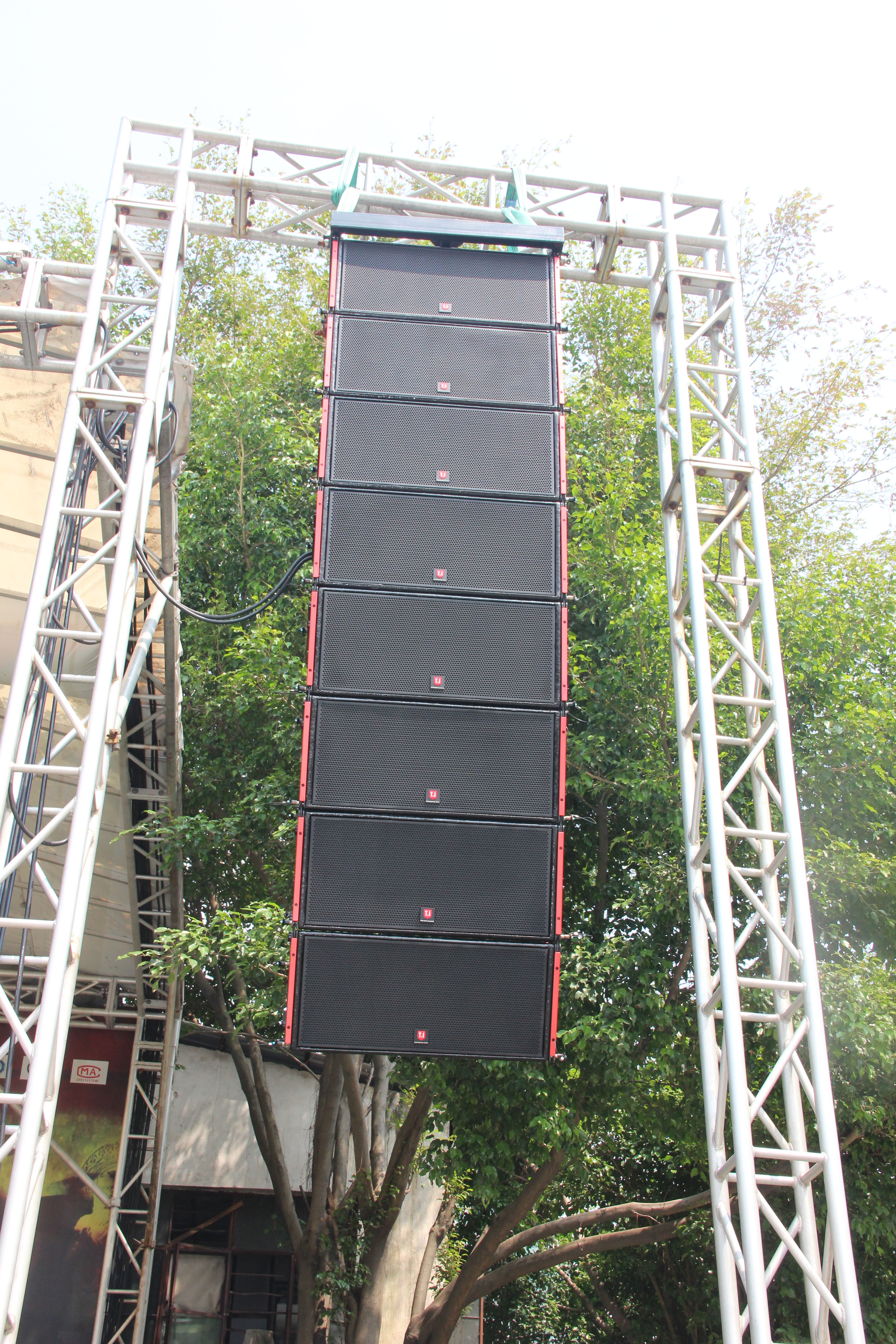 MAX215---T.I Pro Audio waterproof passive dual 15 inch best line array speakers 