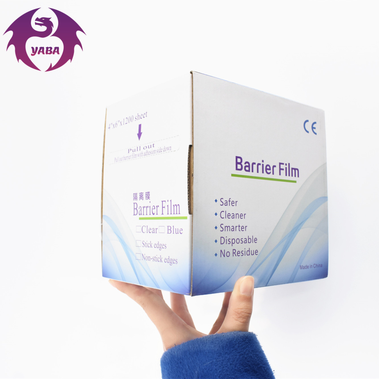 Barrier Film Blue &Dispenser Box Dental Tattoo Yaba Tattoo Supply
