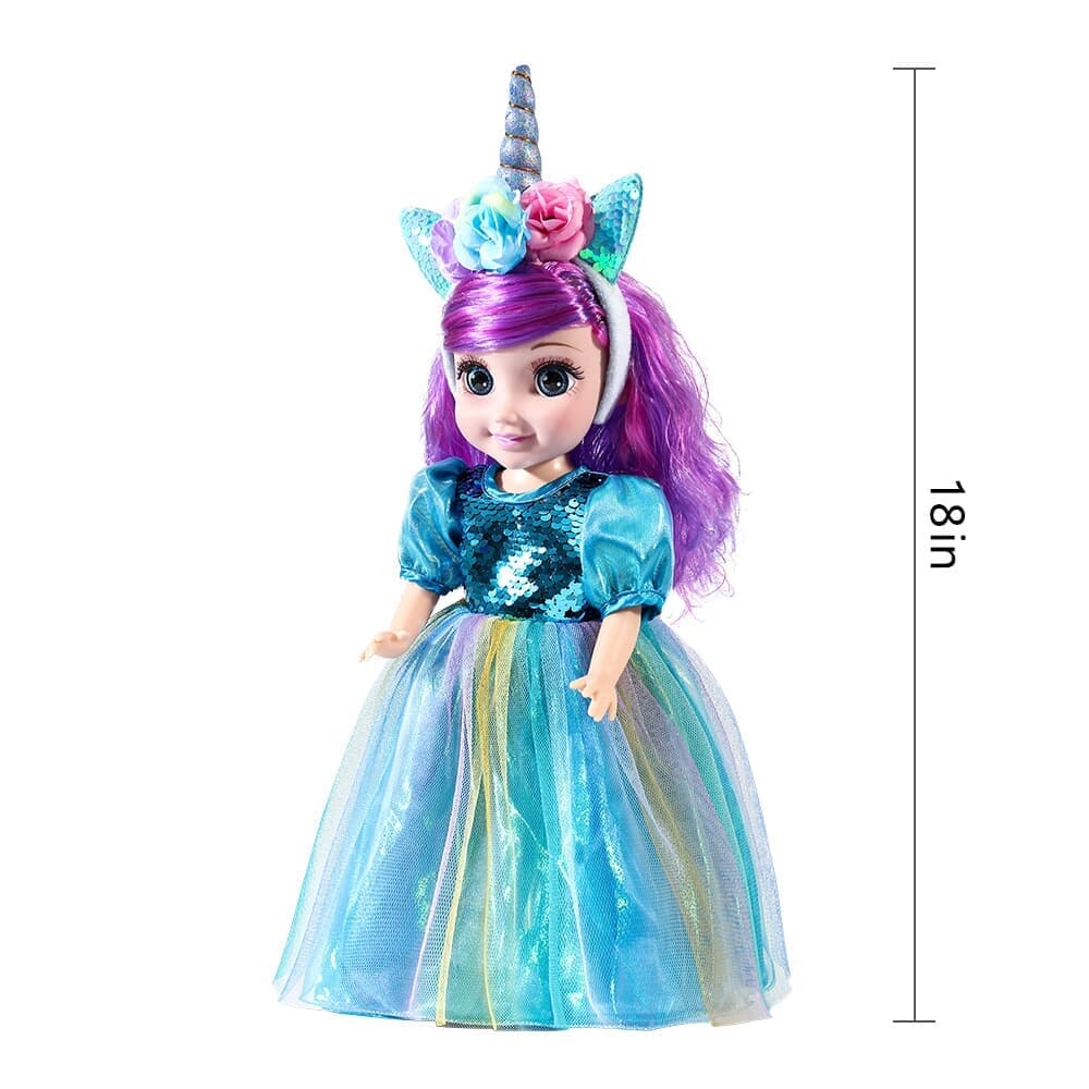 Talking Dolls For Girl 18 Communication Unicorn Gifts For Girls