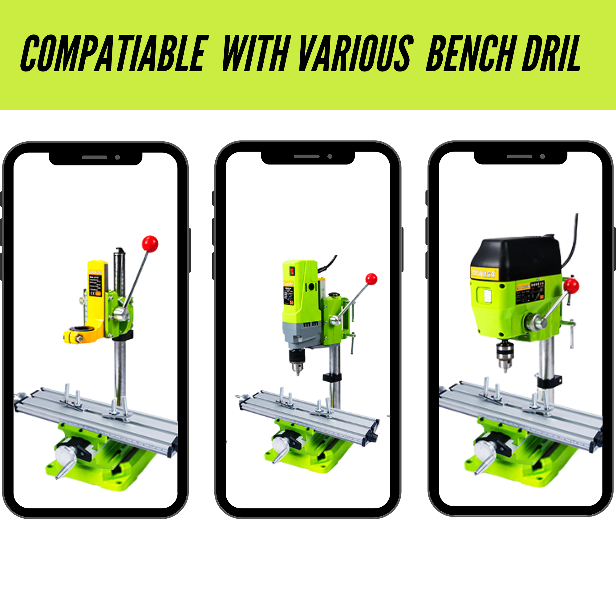 Multifunction Worktable Milling Working Cross Slide Table Drill Press