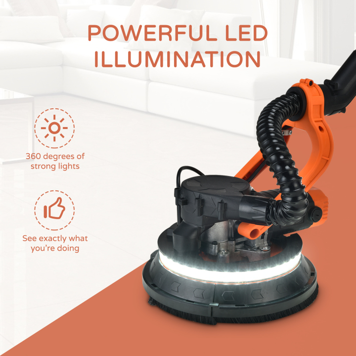 Electric Drywall Sander Machine Handheld Power Tools with Dust