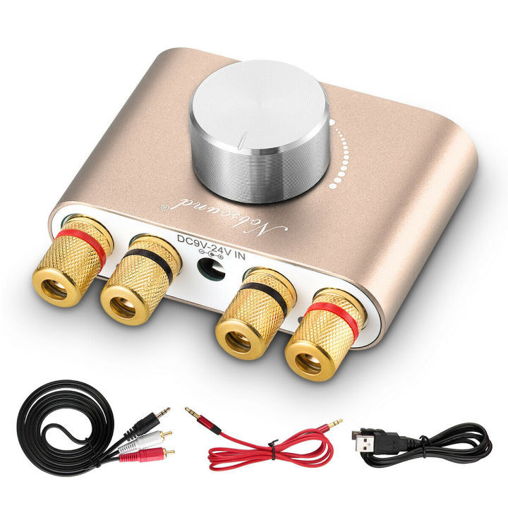 Douk Audio Mini Bluetooth 5.0 Digital Amplifier HiFi Home Stereo Power