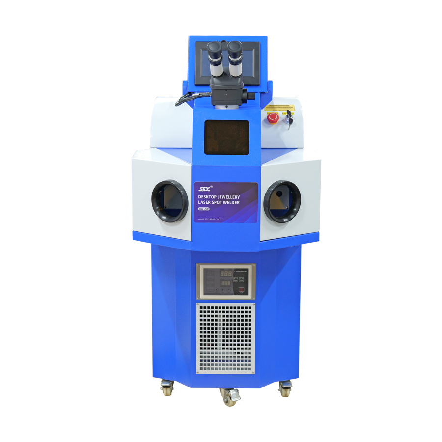 SFX 200W Jewelry Repair Laser Spot Welding Machine with CCD Jewelry Weld Solder Gold/Silver/Metal LJW-200