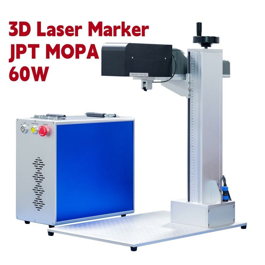 SFX 3D Fiber Laser Engrave Machine JPT MOPA Laser Marker FR10-F Galvanometer 60W