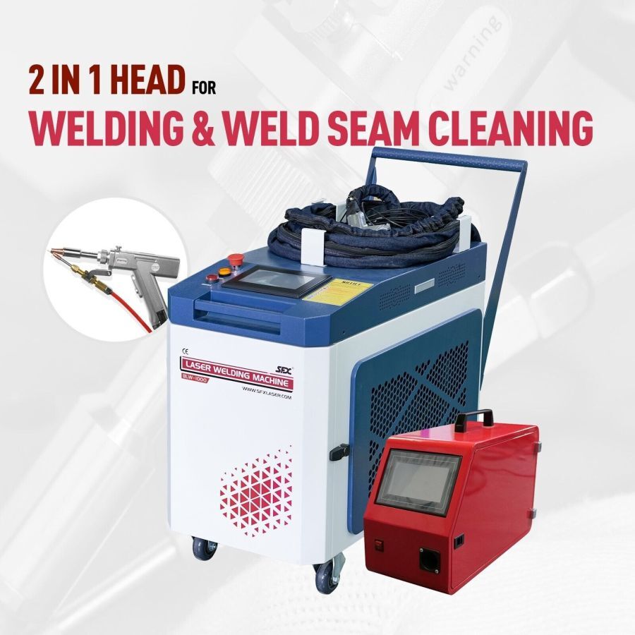 SFX 2 IN 1 Integrated Laser Welder & Weld Seam Cleaning 2000W Laser Weld & Clean