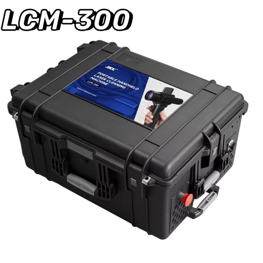 SFX LCM-300 Pulsed Handheld Laser Cleaning Machine Rust Paint Oil Removal with Trolley-Type Fine Laser Cleaning