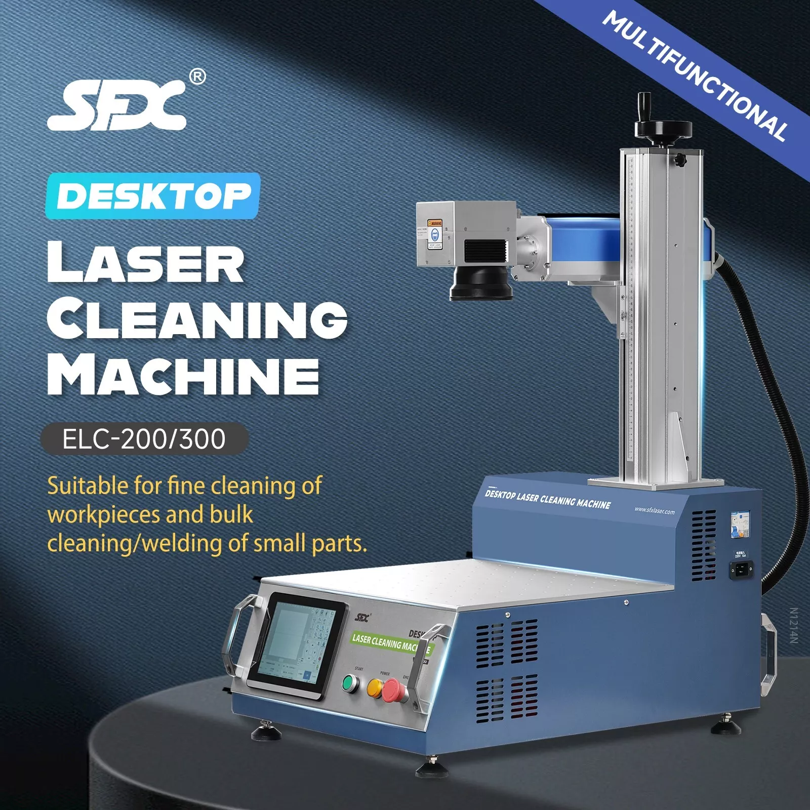 SFX ELC-200 Desktop Pulse Laser Cleaning&Welding Machine Bulk