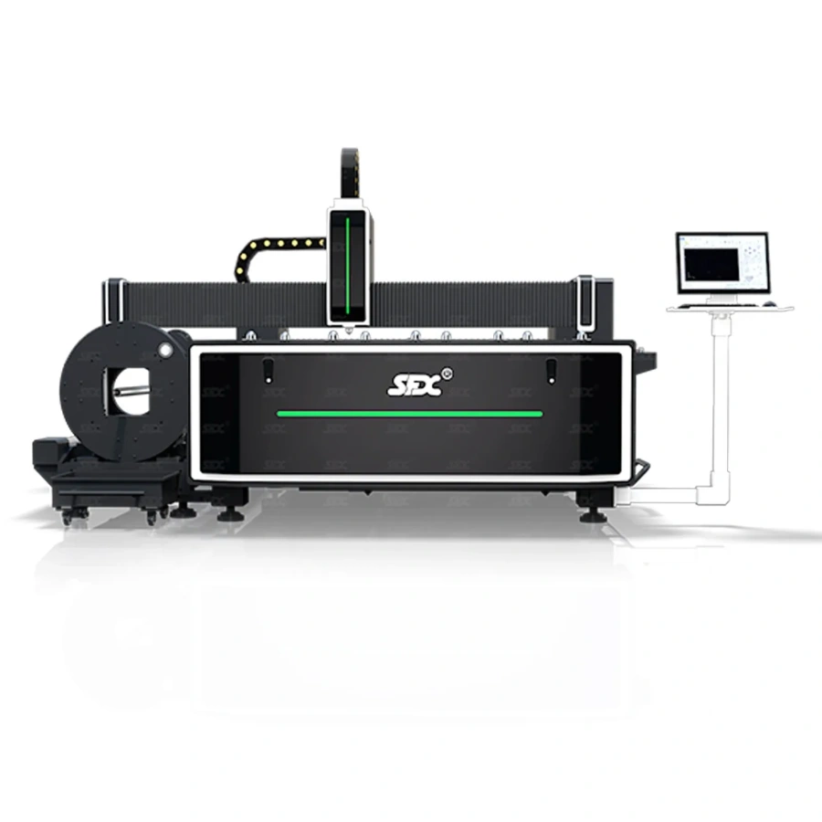 SFX 3000W Metal Sheet and Pipe Laser Cutting Machine for Metal Plate & Tube Cut SFX-1530