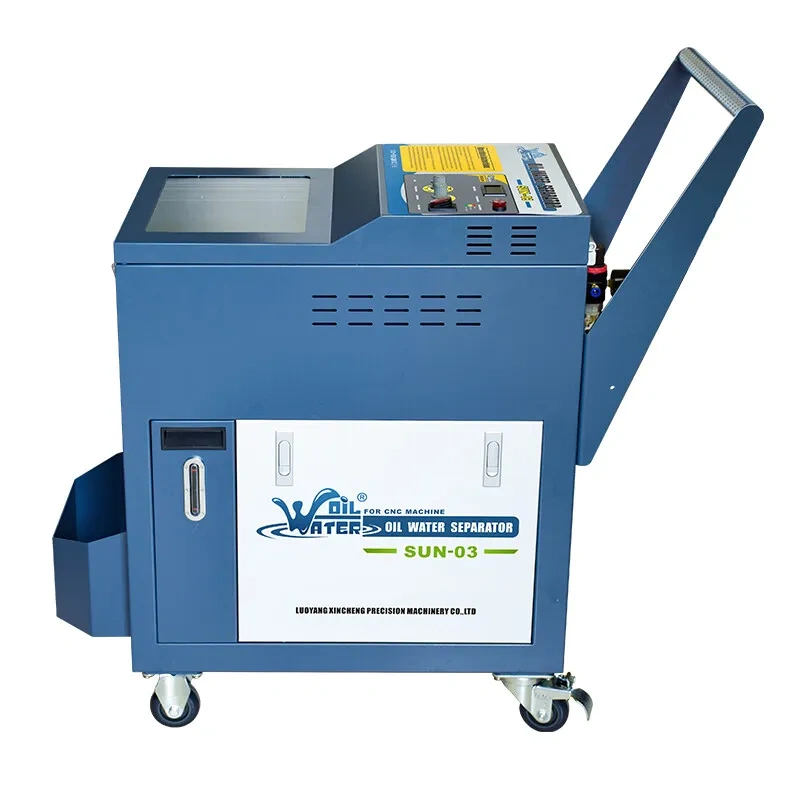 SFX Oil Water Separator Machine for CNC Cutting Fluid Tank Clean-Up Oil Skimmer SUN-03
