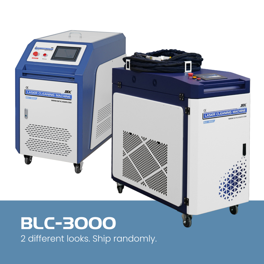 SFX LASER 3000W Laser Cleaning Machine Rust Painting Oil Stain Removal 20m Cable High Power More Efficient Free Ship