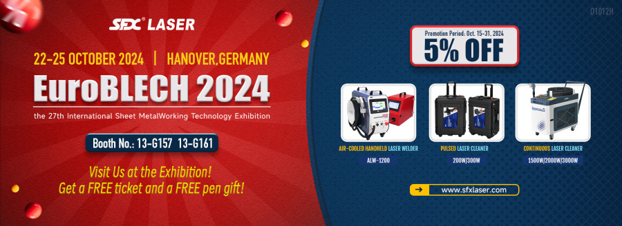 SFX Laser EuroBLECH in HANOVER GERMANY