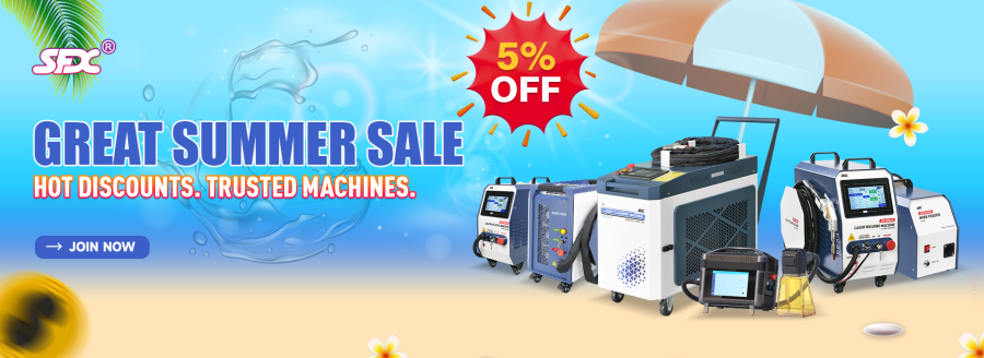 SFX LASER Summer Big Offer All series of laser equipment are on hot sale