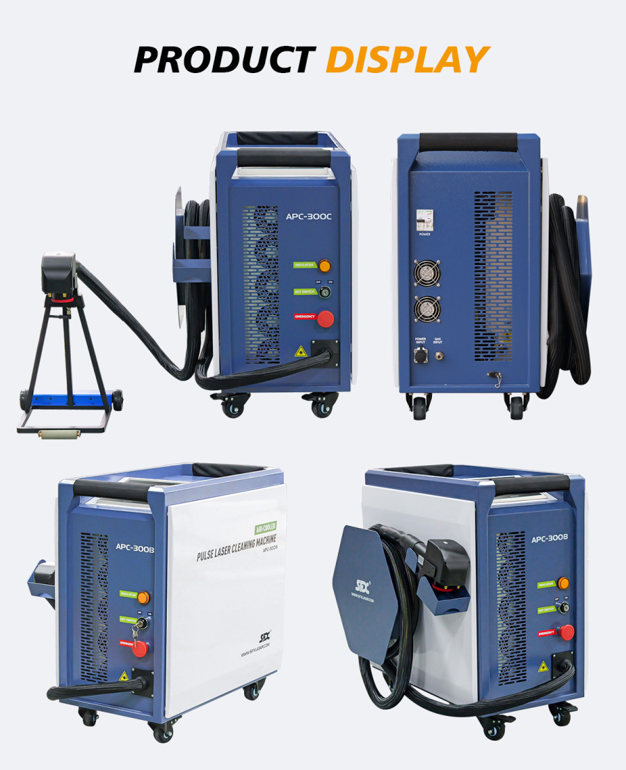 Efficient and damage-free: How the APC‑300 Air-cooled Pulsed Laser Cleaner Protects Your Substrate