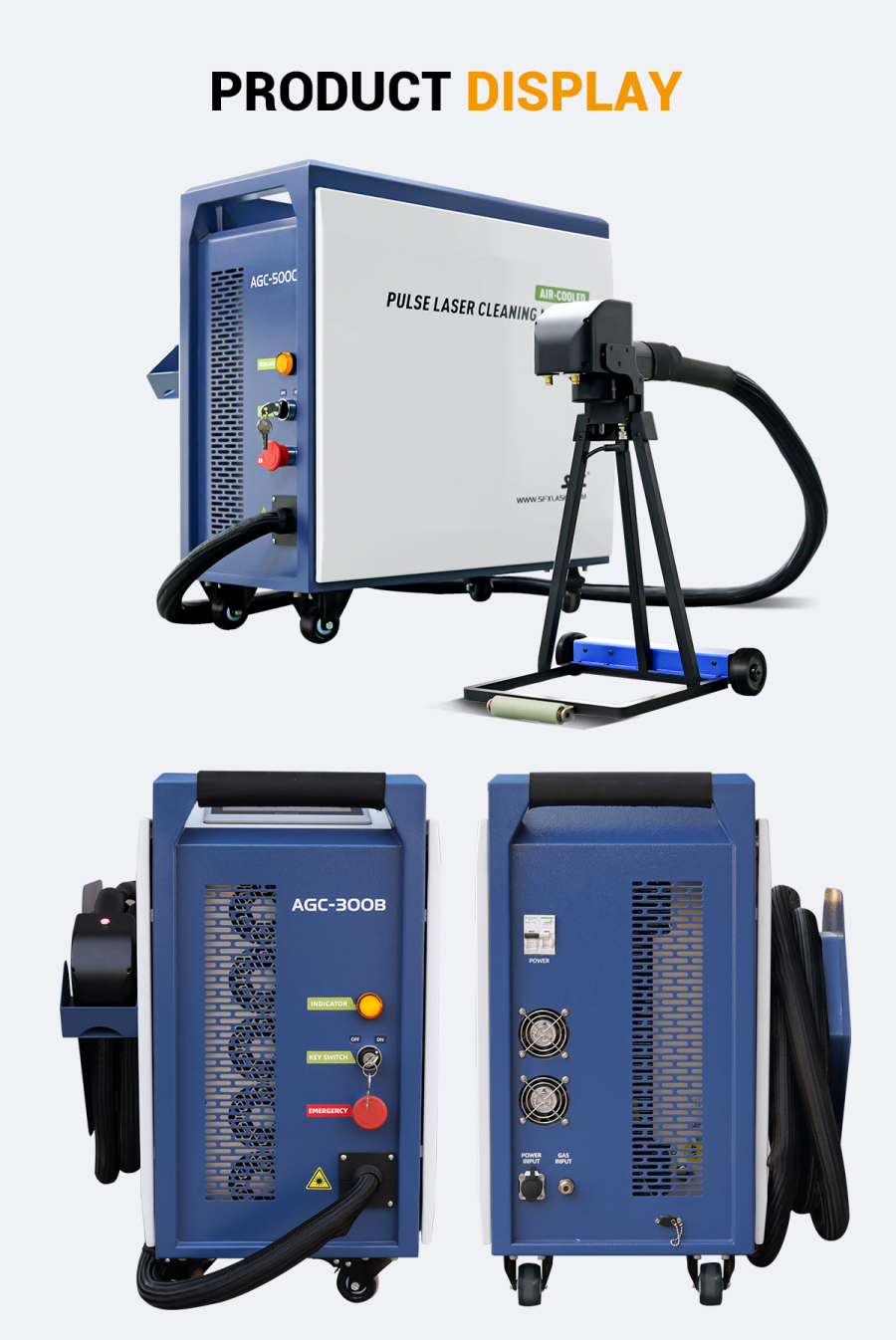 SFX LASER AGC A vs B vs C: Choosing the Right Laser Cleaning Solution