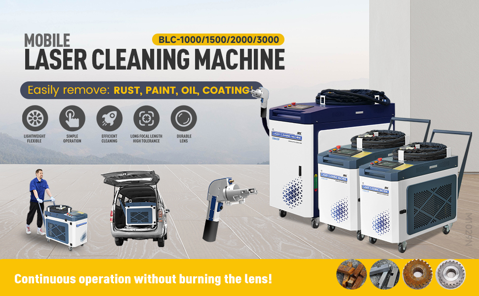 2000W 1000W Laser Rust Removal Clean Machine for Sale - China