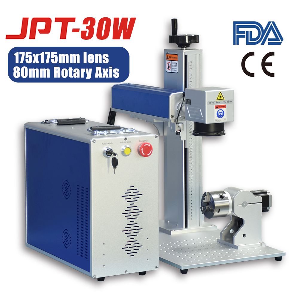 JPT 30W Laser Marking Machine Pistol/Gun/Cup Laser Engraving Machine
