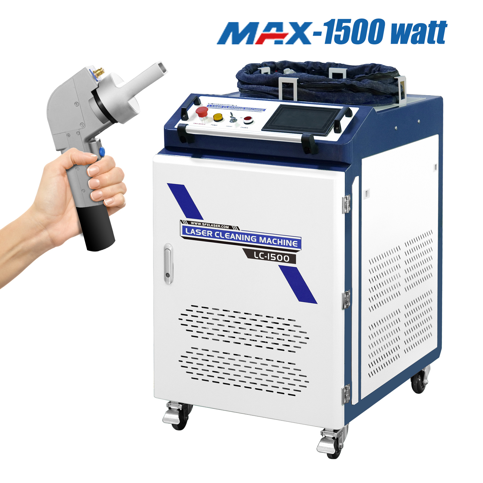 1500watt Laser Cleaning Machine Metal Rust Remover Air Shipping Fiber Laser  Cleaner Rust Removal