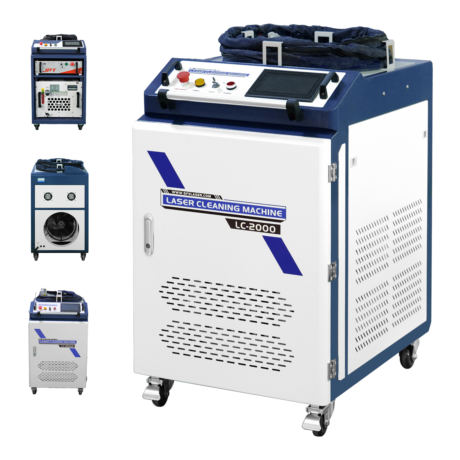 Machine de nettoyage laser à fibre 1000W 2000W - Dekcel