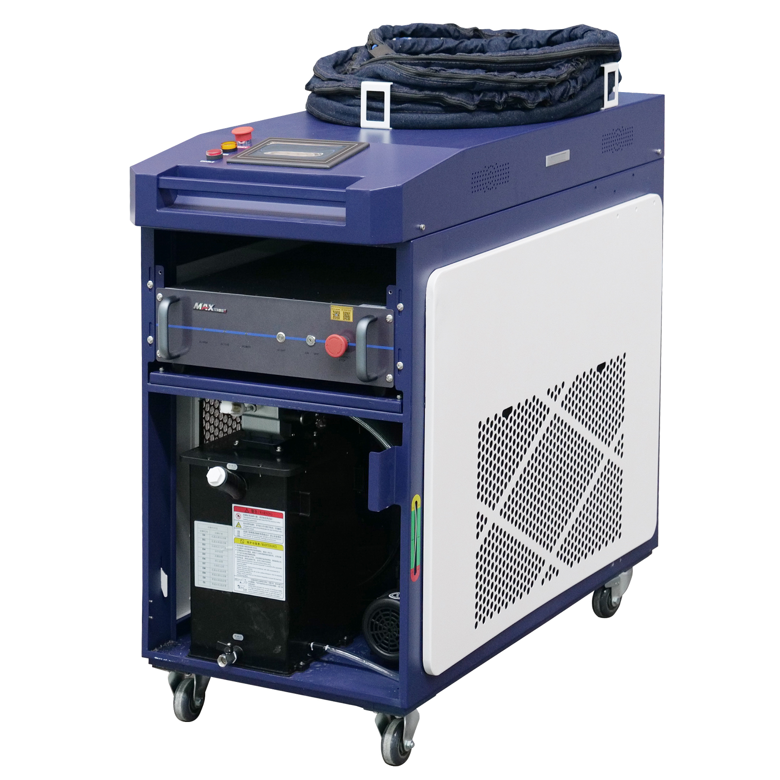 MCWlaser – Machine de nettoyage Laser 3000W, dissolvant de rouille au Laser  à Fiber Raycus avec câble de 20m pour l'élimination des taches d'huile de