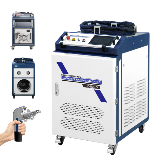 300W 500W Pulse Laser Cleaning Machine Laser Metal Rust Remover Laser Rust  Oil Paint Coating Fine Cleaning Machine – Industrial Print & Laser