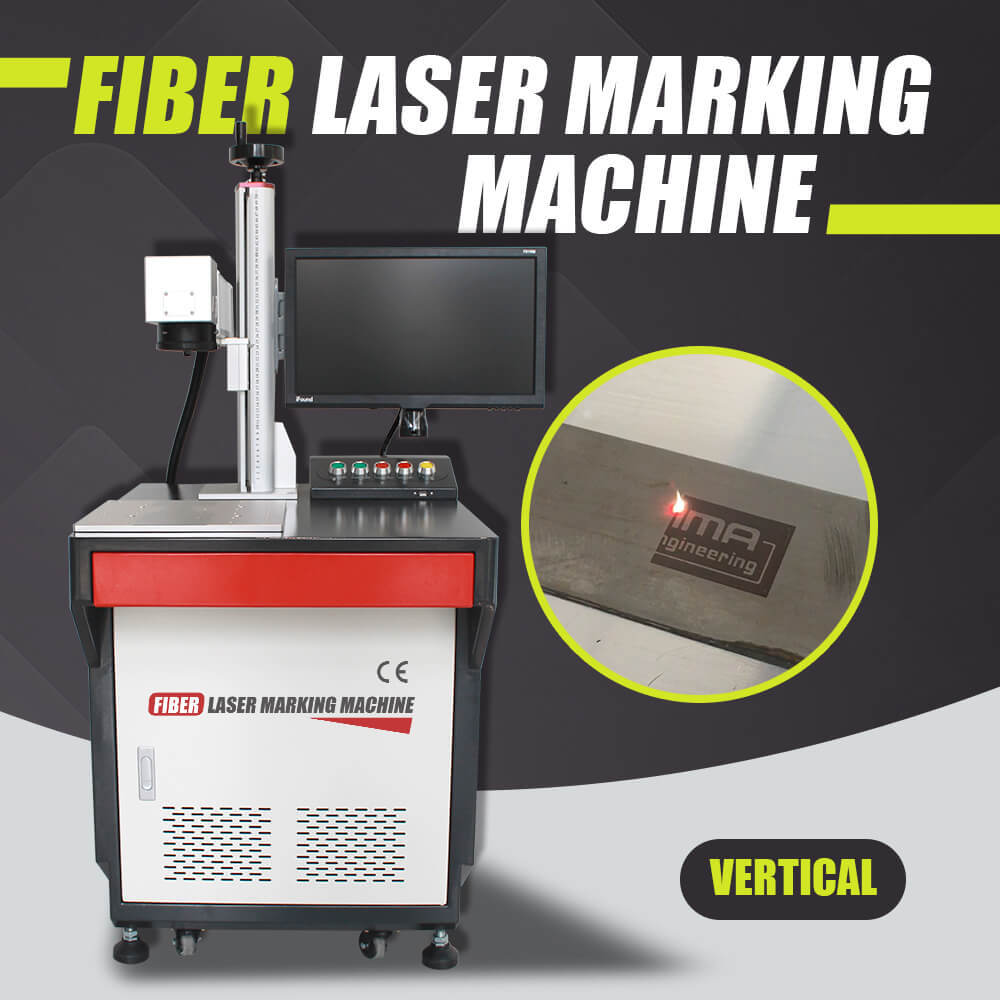 Desktop Fiber Laser Nameplate Marking Engraving Machine Metal Engraver JPT  20W 30W 50W 60W for PVC Plastic Stainless Steel 500W