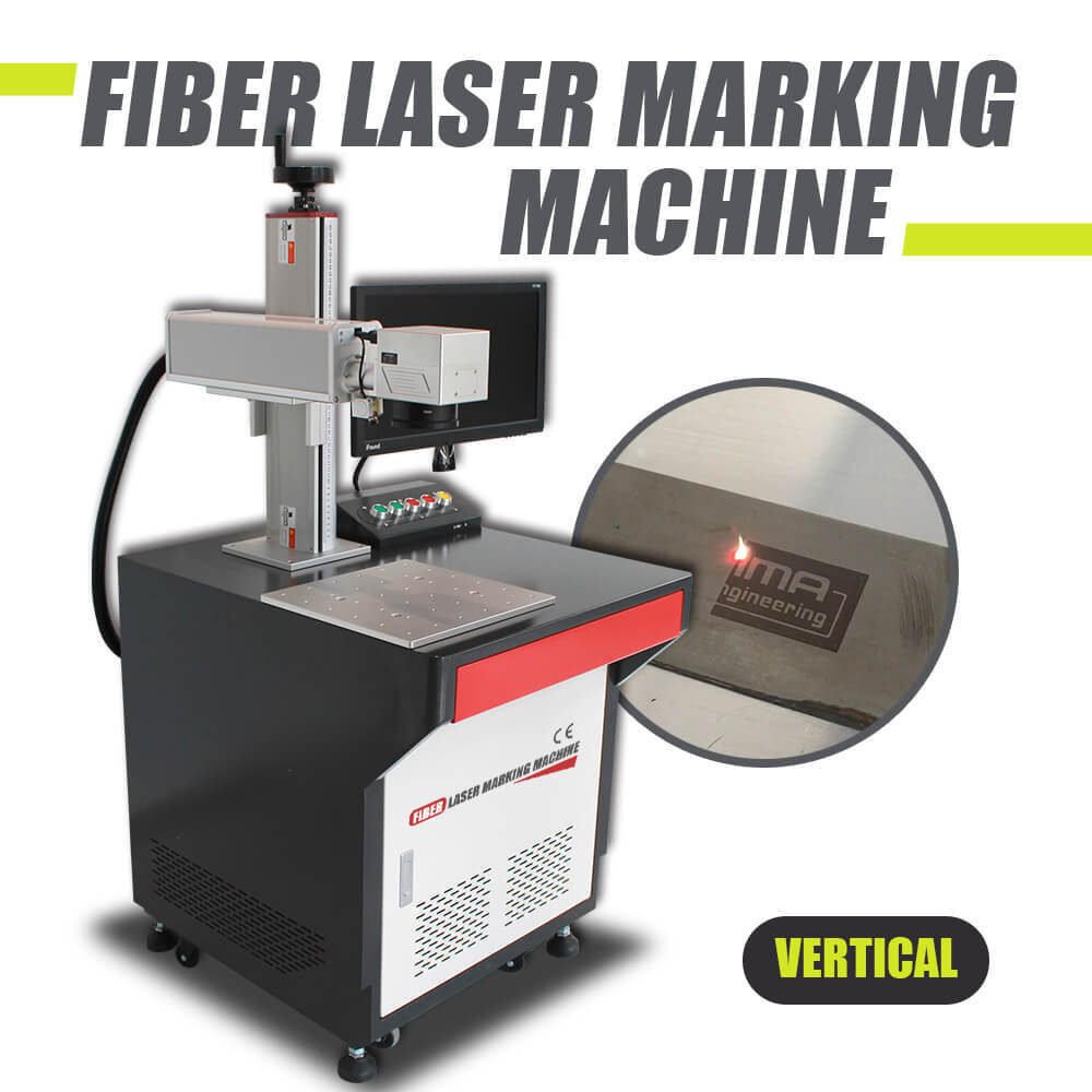 150*150mm Fiber Laser Marking Machine Metal Engraving Engraver 20W