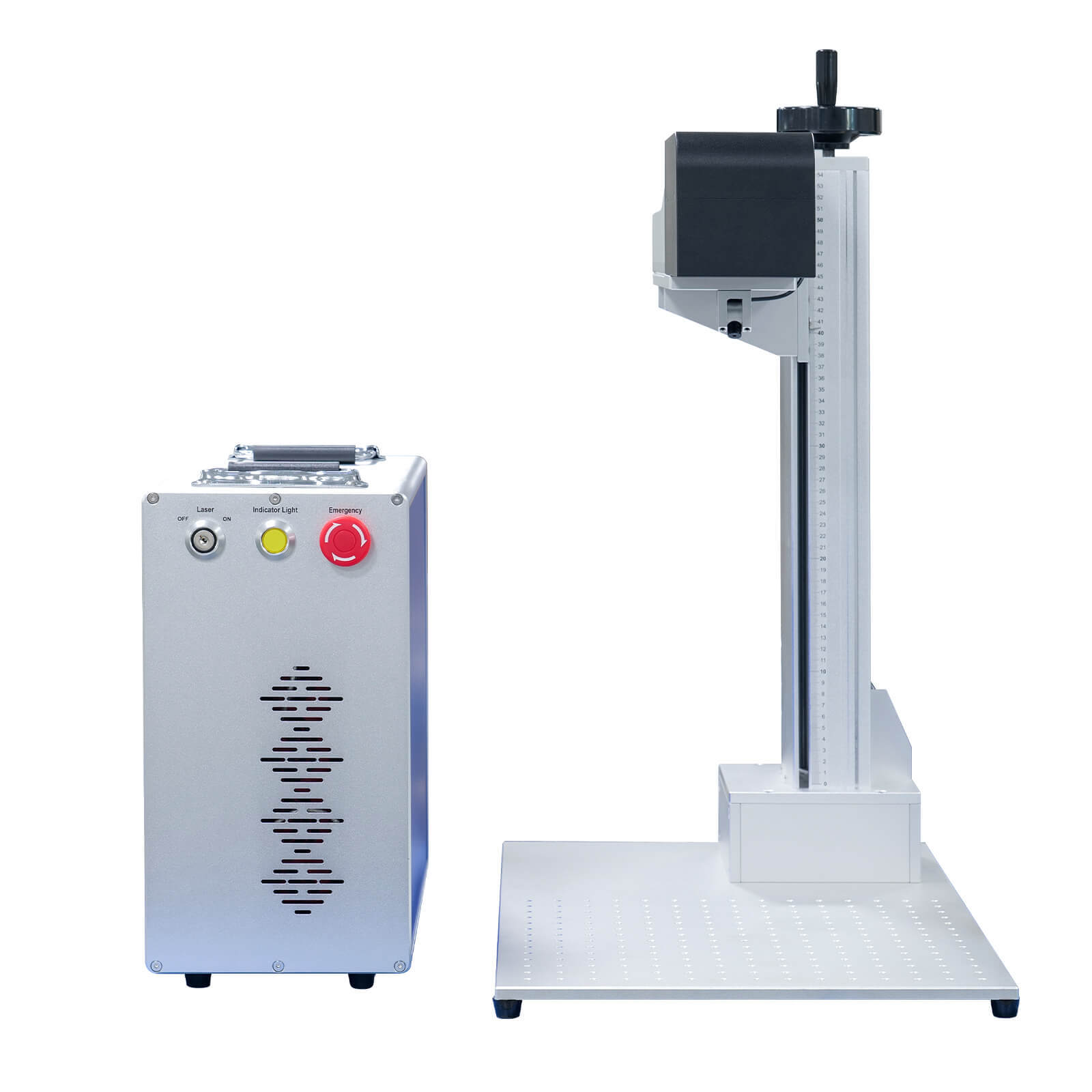 Optical Fiber Laser Etcher Flying Type Mini Laser Marking Machine For  Plastic