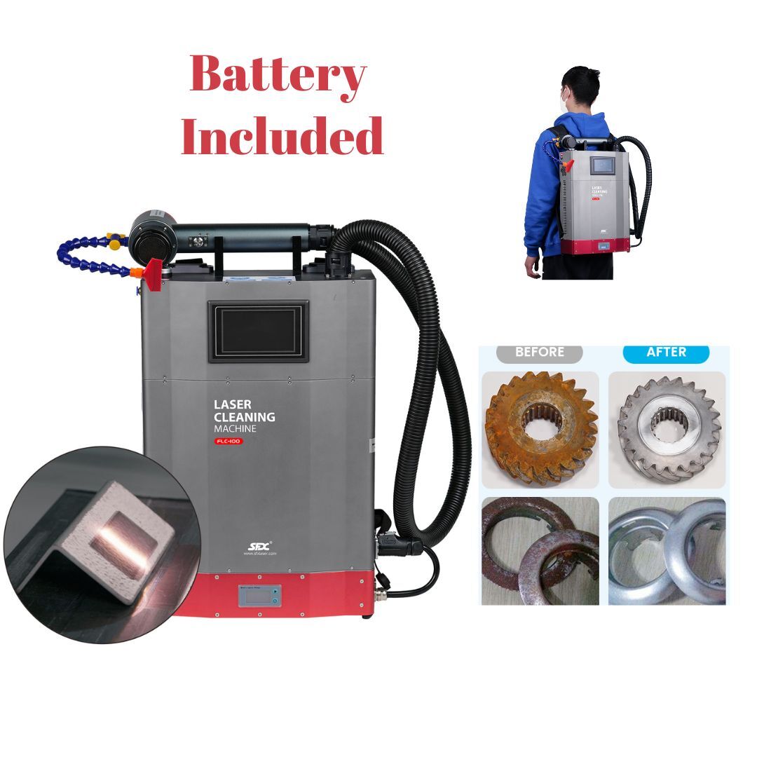  LYXC Handheld 100W Laser Rust Remover Laser Cleaning