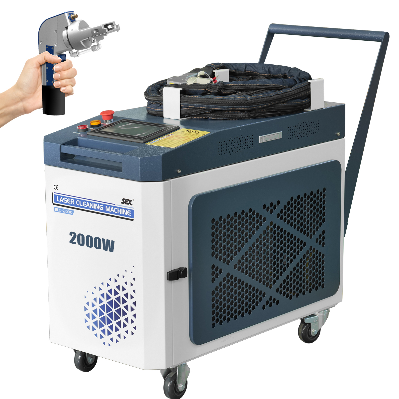 SFX Laser Cleaner 2000w Metal Rust Removal Laser Cleaning Machine