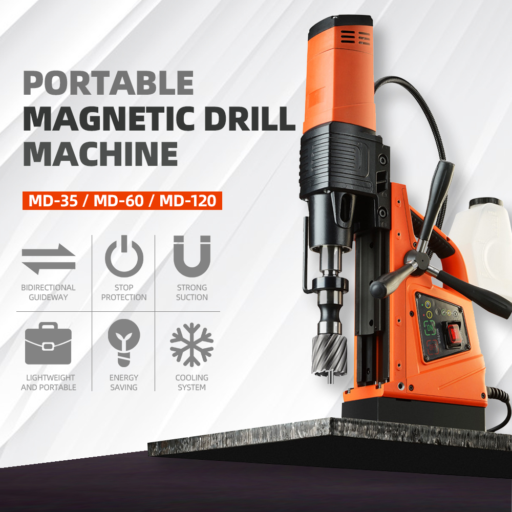 SFX Portable Magnet Drill Press Industrial Magnetic Force Drilling Press 1100w MD 35