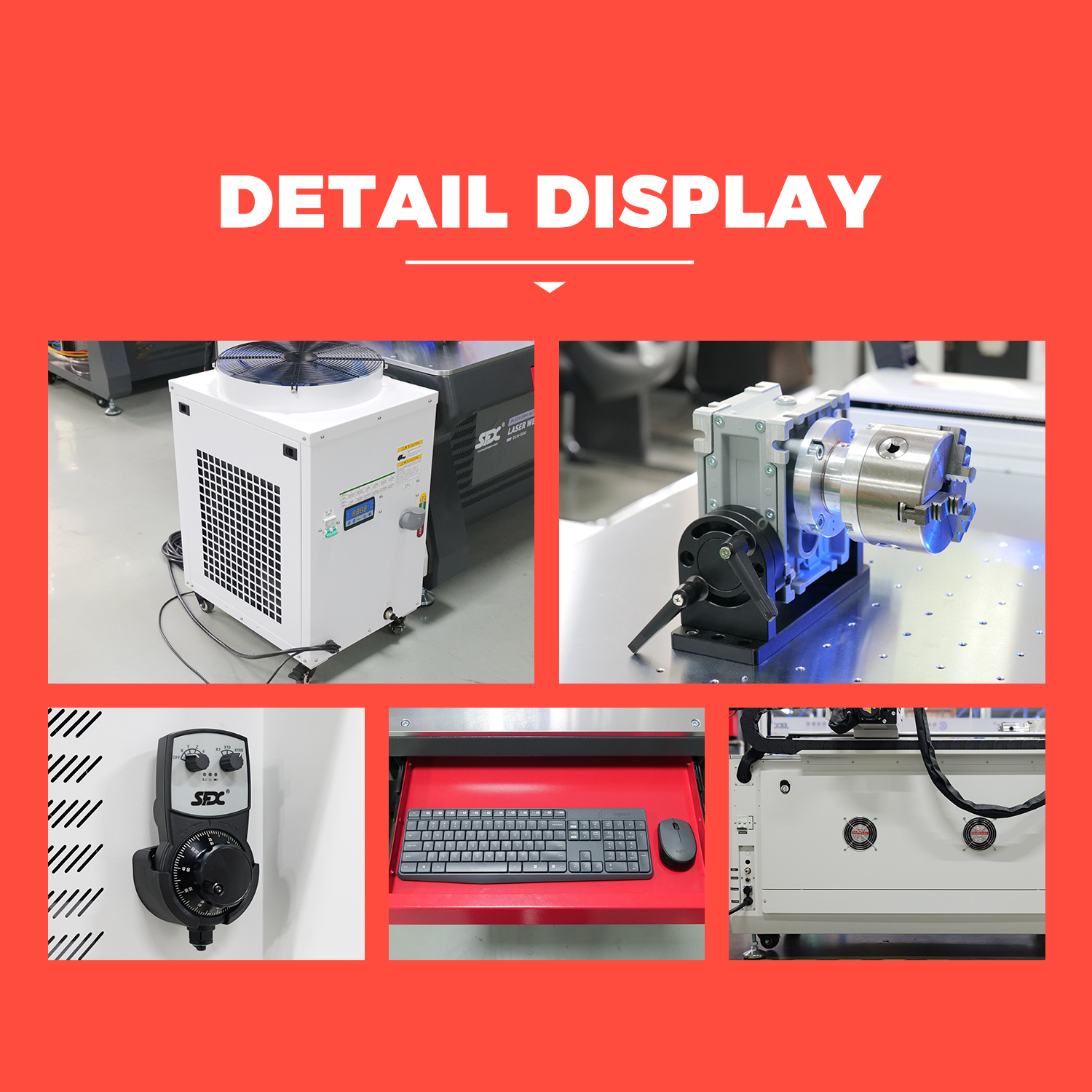 SFX Seven-Axis 2000W Platform Automatic Laser Welding Machine for