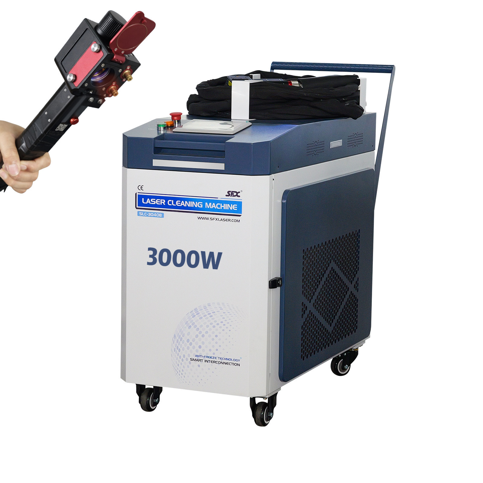 SFX Laser SLC 3000W Laser Cleaning Machine with XY Double Wobble