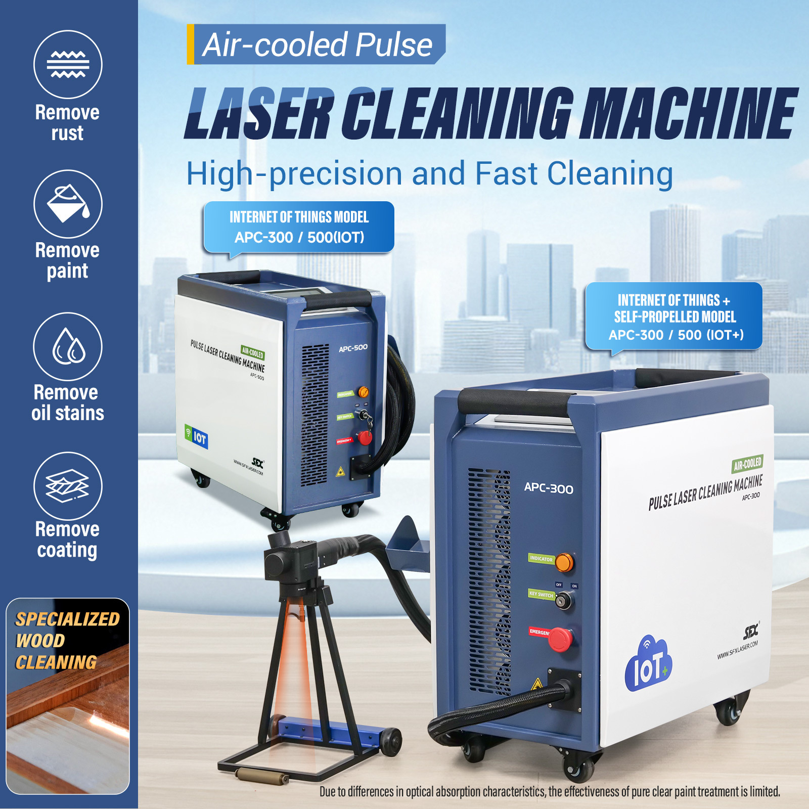 美品　シミケア　Magnetic Spot Removal Machine SFX Laser 500W Air-Cooled Pulsed Laser Cleaning Machine