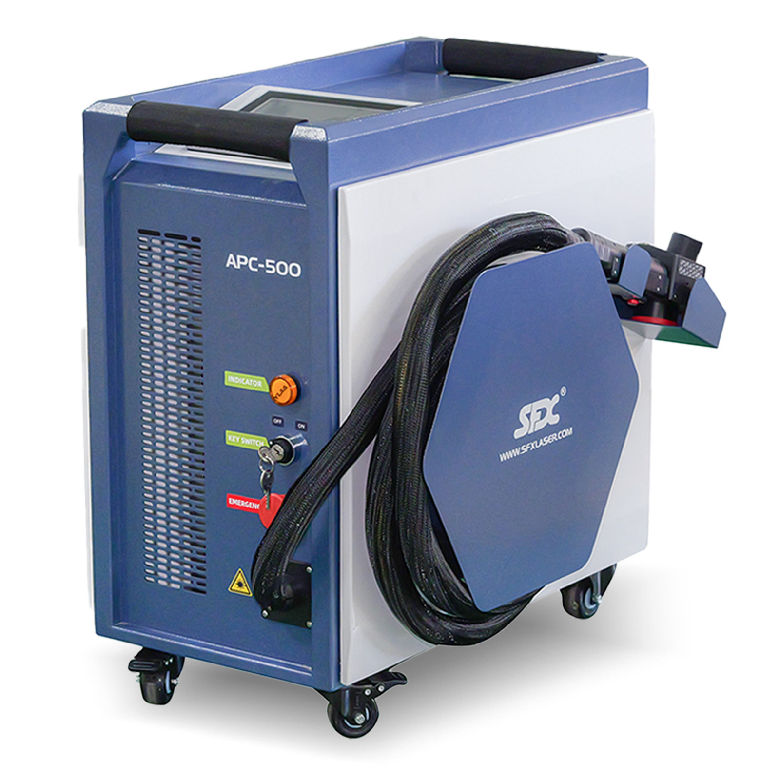 SFX Laser 500W IOT Pulse Laser Cleaning Machine 120mm Scan Width