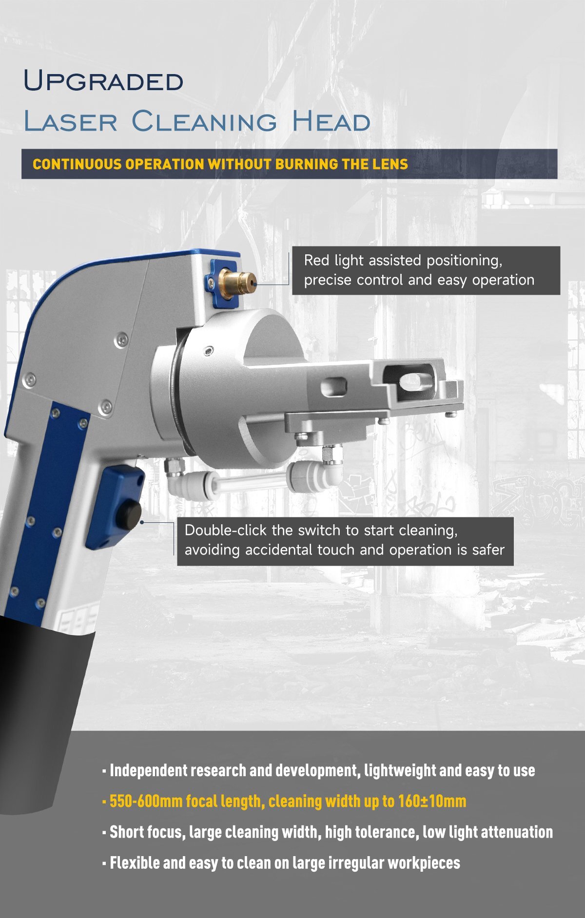 SFX Laser Cleaner 2000w Metal Rust Removal Laser Cleaning Machine Fiber Laser  Rust Cleaner