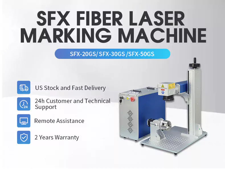 SFX Laser JPT 50w Fiber Laser Engraver D100mm Rotary Axis Permanent Engraving on Large-sized Work-Piece Quick Engraving Optional Lens SFX Laser JPT 50w Fiber Laser Engraver with 175x175mm lens and D100mm Rotary Axis Marking on Large-sized Work-Piece 50W Fiber Laser Marking Machine,JPT Fiber laser engraver,Fiber laser engraving machine,Fiber Laser Marker,SFX Laser Marking Machine,SFX laser engraving machine,Split Handheld Design fiber laser engraver,JPT 50W fiber laser engraver,D100mm rotary axis fiber laser marking machine