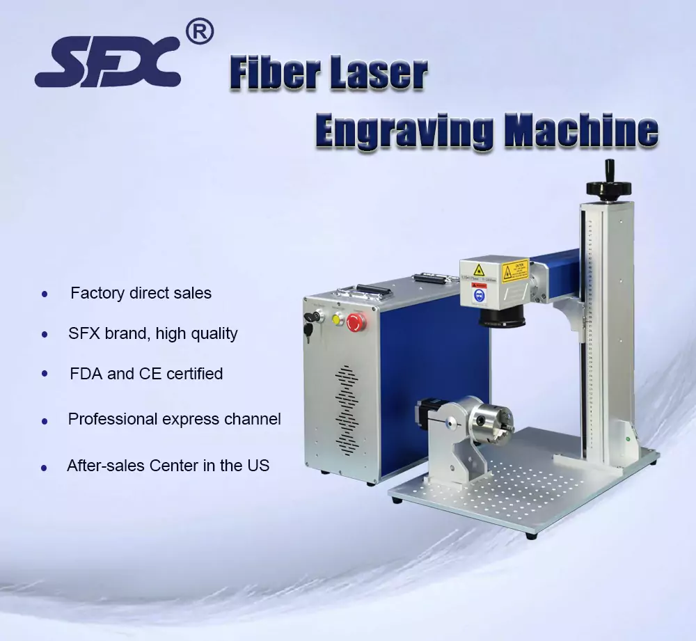 20W JPT Fiber Laser Engraver Laser Engraving Machines For Metal Laser Fiber  Optic Laser 175x175mm EZCAD2.0 Compatible with Lighburn Laser Engraver