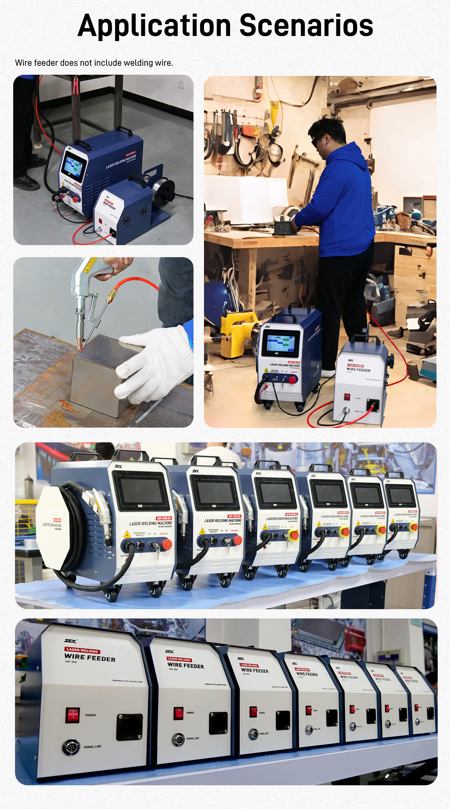 SFX Laser 1200W Air-cooled Laser Welding Machine with Laser Welding Cart for Metal Stainless Steel Aluminum Copper Welding ALW-1200A  SFX Laser 1200W Air-cooled Laser Welding Machine with Laser Welding Cart for Metal Stainless Steel Aluminum Copper Welding ALW-1200A  SFX LASER,Air-cooled Laser Welding Machine,Auto Wire Feeder,Metal Stainless Steel Aluminum Copper weld,SFX Laser welder,2-in-1 Air Cooled Laser Welder,ALW-1200A,Laser Welding Cart