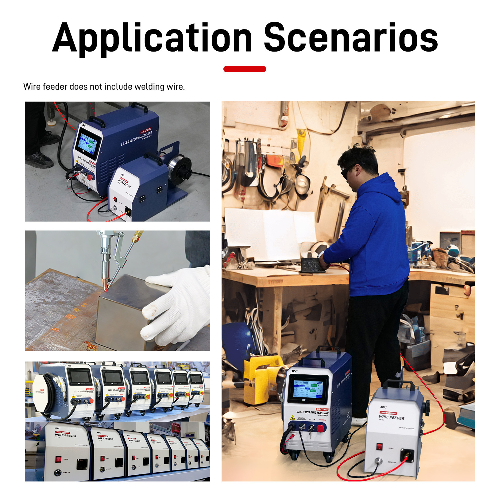 US Stock SFX Laser ALW-1200A Laser Welding Machine with Auto Wire Feeder for Metal Stainless Steel Aluminum Copper Welding  SFX Laser 1200w Small Air-cooled Laser Welding Machine with Auto Wire Feeder for Metal Stainless Steel Aluminum Copper  SFX LASER,Air-cooled Laser Welding Machine,Auto Wire Feeder,Metal Stainless Steel Aluminum Copper weld,SFX Laser welder,2-in-1 Air Cooled Laser Welder,US Stock,ALW-1200A