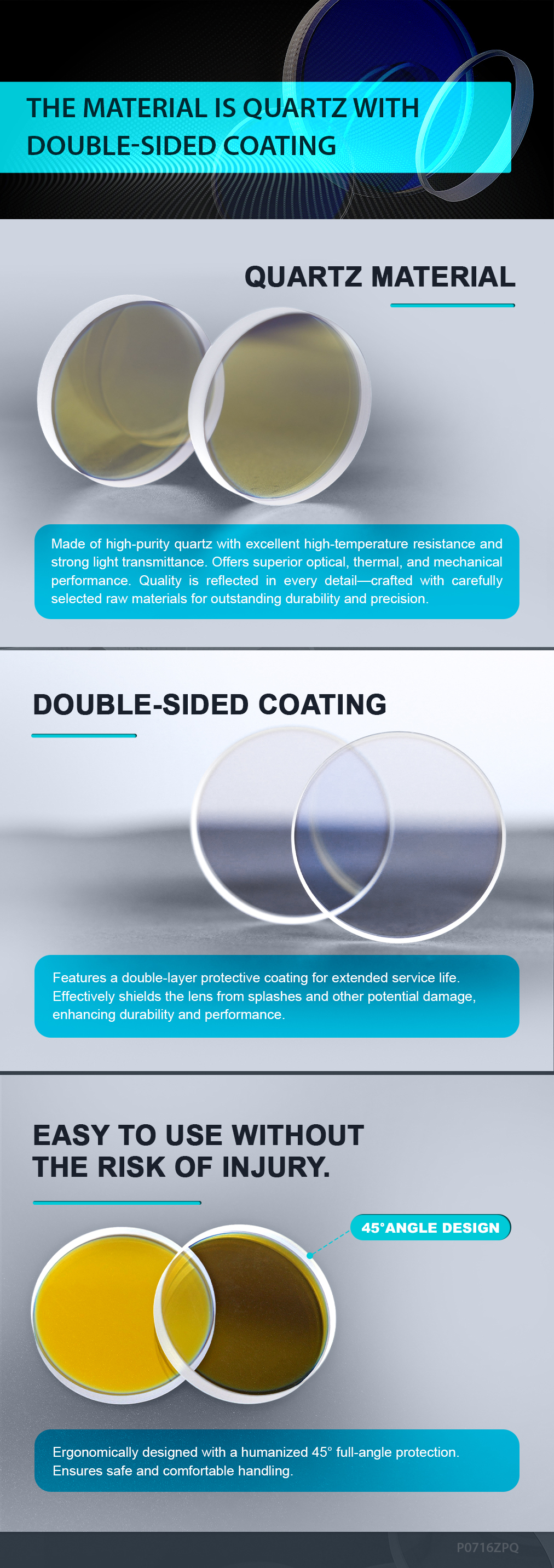 10 pcs Protective Lens D30*5mm For SLC‑1525/2030/3040 SFX Laser Continuous Laser Cleaner SFX Laser 10pcs Cleaning Machine Protective Lens D30*5mm For SLC‑1525/2030/3040 Continuous Laser Cleaner SFX LASER 10pcs Laser Cleaner Protective Lens,D30×5mm protective lens,Compatible with SLC‑1525/2030/3040 Cleaner,Suitable for 1500/2000/3000W cleaning machine