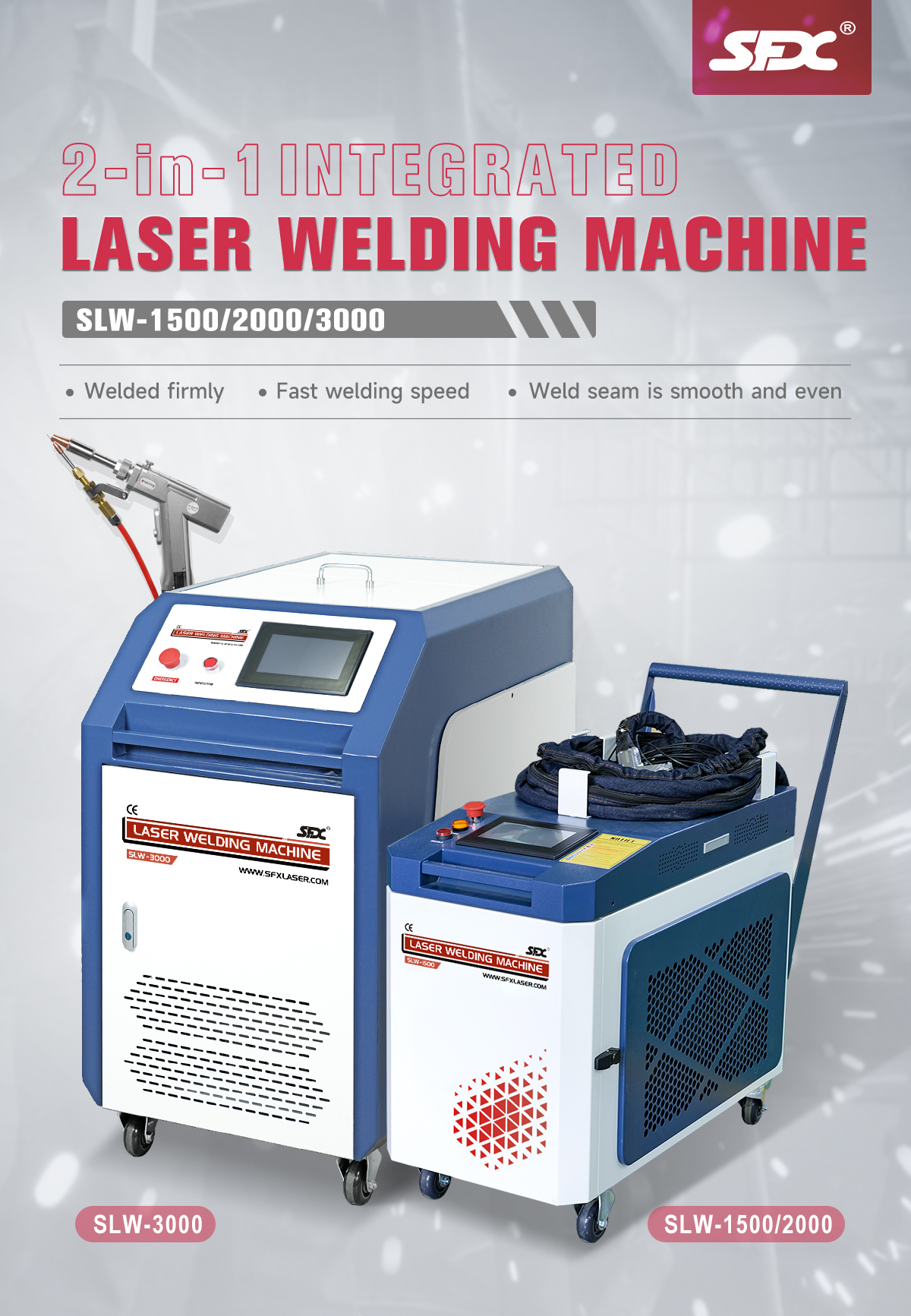 SFX Laser 1500W Welding Machine & Welding Seam Cleaning Machine 2 in 1 for Metal Welding and Convenient Laser Welding Seam Cleaning, the Laser Gun Head Achieves Welding and Cleaning Functions SFX Laser Welding Machine & Welding Seam Cleaning Machine 2 in 1 for Metal Welding and Convenient Laser Welding Seam Cleaning, the Laser Gun Head Achieves Welding and Cleaning Functions 2 in 1 laser welder cleaner,portable laser welding machine with cleaning function,laser welding laser cleaning 2 in 1 machine,laser welding machine for sale,2 in 1 laser welding machine laser cleaning machine for sale,SFX laser welding machine,SFX portable laser welder and laser cleaner,metal laser welding machine,handheld laser welding machine 2 in 1,2 in 1 laser welder and welding seam cleaner for sale,handheld laser welder machine