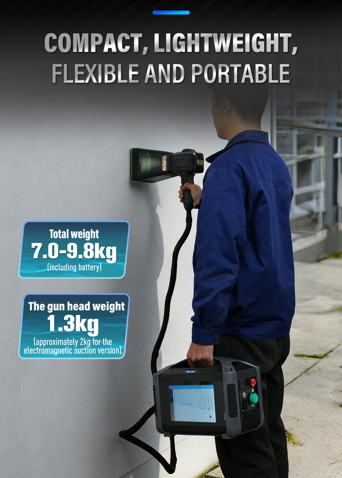 SFX LASER Pro Series 20W/30W/50W Portable Handheld Laser Marking Machine High-Precision Laser Engraver for Outdoor & Industrial Marking SFX LASER 20W/30W/50W Portable Handheld Laser Marking Machine High-Precision Laser Engraver with Long Battery Life for Outdoor & Industrial Marking SFX LASER,20/30/50W Portable Handeld Laser Marking Machine,Laser Engraver,Portable laser marker,laser engraving machine,20W30W/50W laser engraver