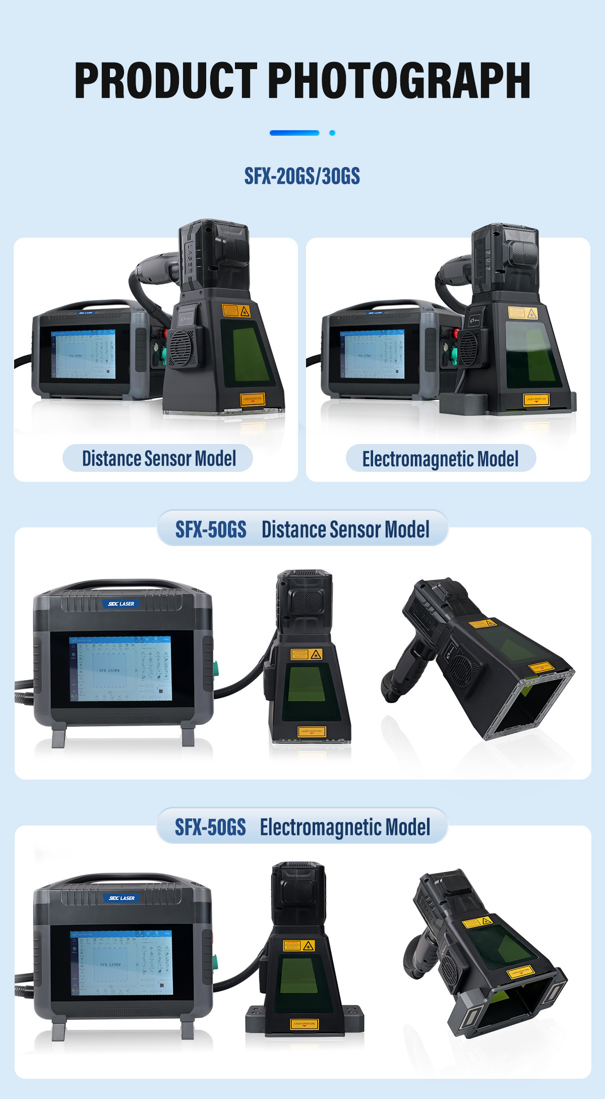 SFX LASER Pro Series 20W/30W/50W Portable Handheld Laser Marking Machine High-Precision Laser Engraver for Outdoor & Industrial Marking SFX LASER 20W/30W/50W Portable Handheld Laser Marking Machine High-Precision Laser Engraver with Long Battery Life for Outdoor & Industrial Marking SFX LASER,20/30/50W Portable Handeld Laser Marking Machine,Laser Engraver,Portable laser marker,laser engraving machine,20W30W/50W laser engraver