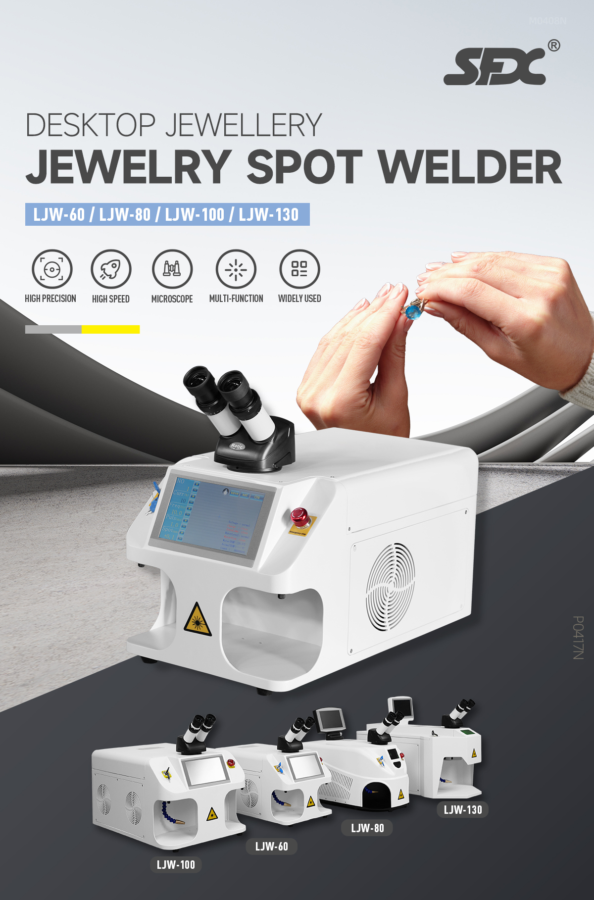 SFX LASER 60W/80W/120W/130W Precision Jewelry Spot Welder For Fine Welding Suitable for Gold, Silver, Titanium Alloy, Small Components, Electronics SFX LASER 60W/80W/120W/130W Precision Jewelry Spot Welder For Fine Welding & Repair Suitable for Gold, Silver, Titanium Alloy, Small Components, Electronics, and Medical Parts Desktop Spot Jewelry Laser Welding Machine Jewelry Laser Welding Machine,Jewelry laser welder,Gold welder,Silver welder,Metal welder,Jewelry Metal Laser Welding Machine,jewelry laser welder,jewelry welding machine,laser soldering machine for jewelry,jewelry laser welding machine,pulse welder for jewelry,spot welder for jewelry,spot welder for permanent jewelry,jewelry spot welder for sale